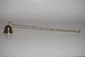 Antique Honey Gold Finish Candle Snuffer