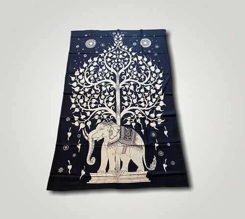 Tapestry |  Elephant + Tree of Life